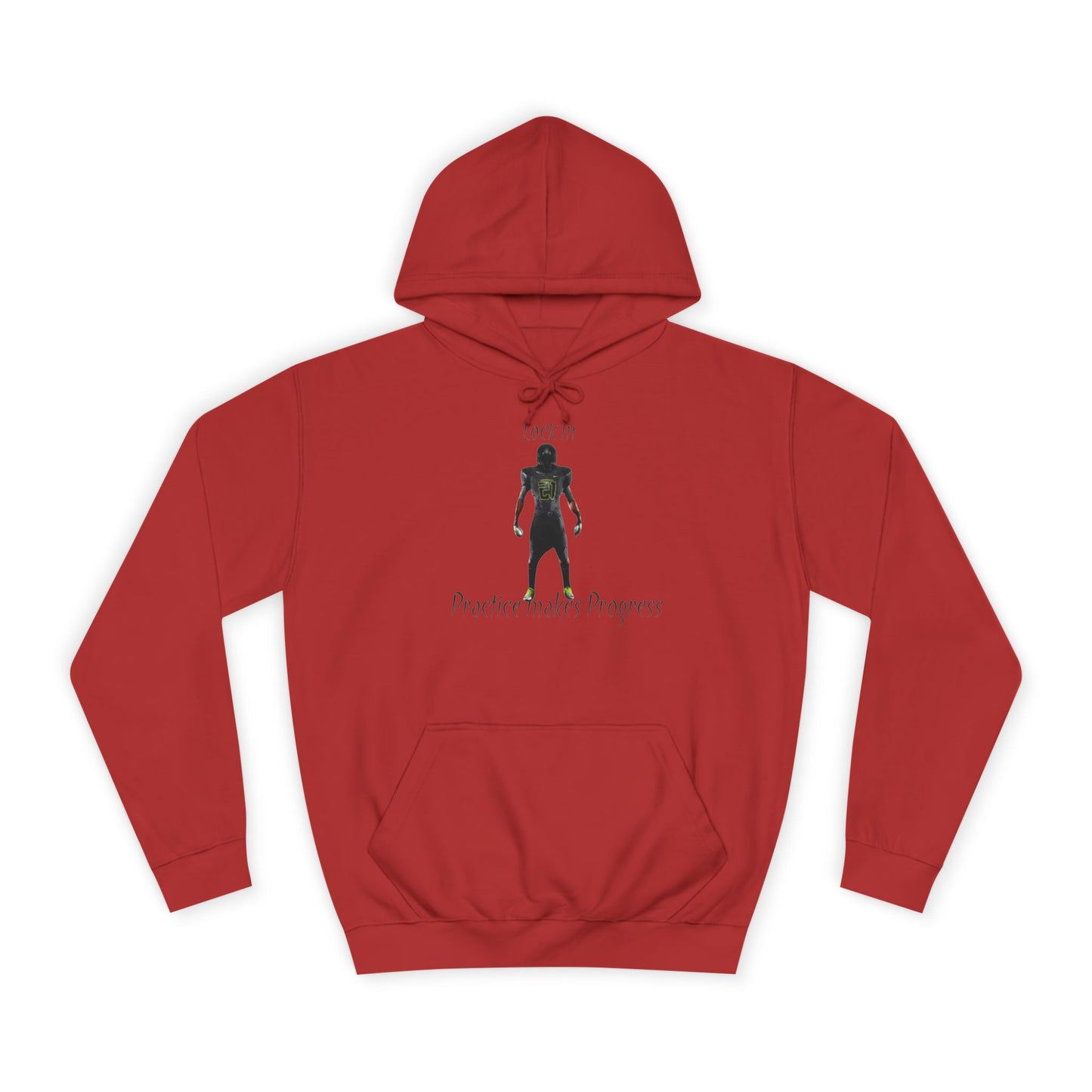 Iron Grey Men’s Motivational Sweater – "Practice Makes Progress" Inspirational Pullover