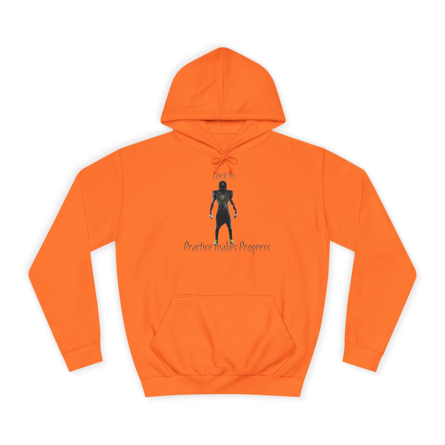 Iron Grey Men’s Motivational Sweater – "Practice Makes Progress" Inspirational Pullover