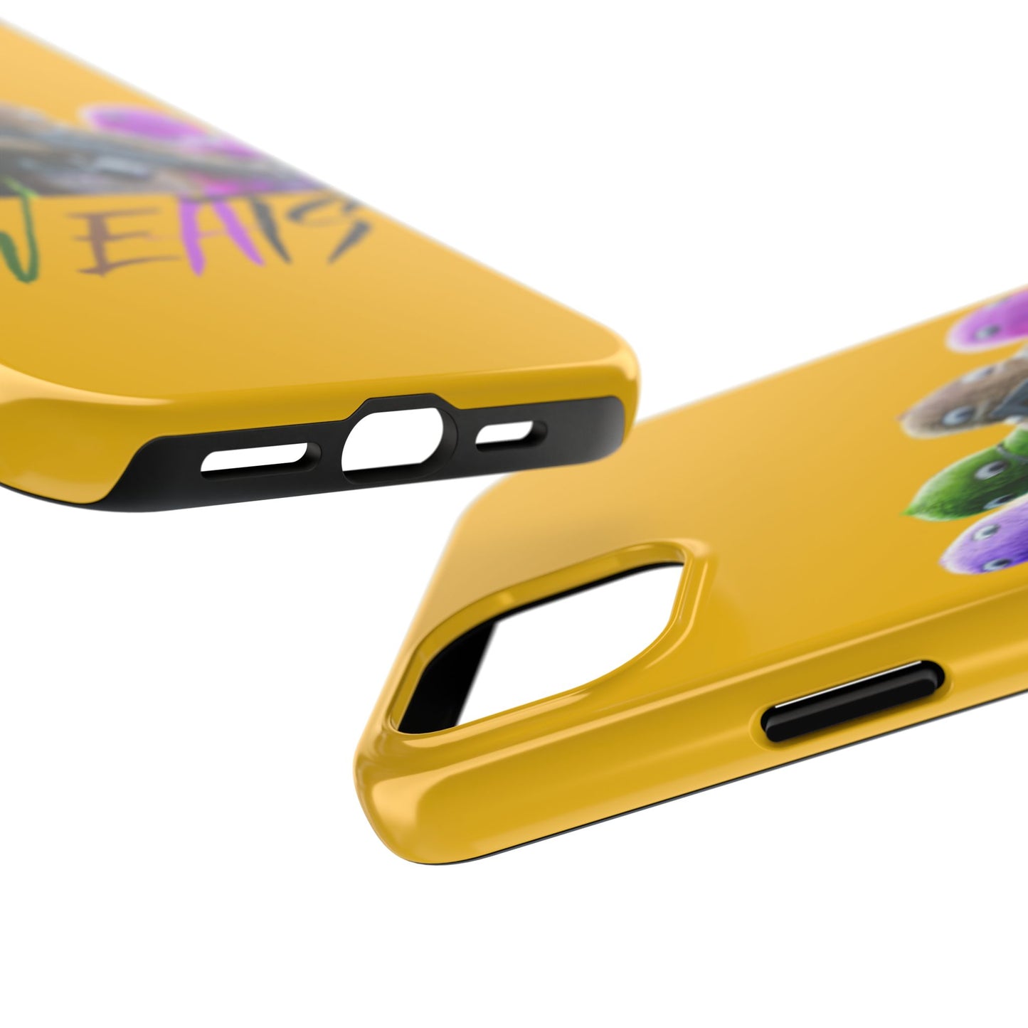 Cool Cartoon-Inspired Tough Phone Case - 'SWEATS'