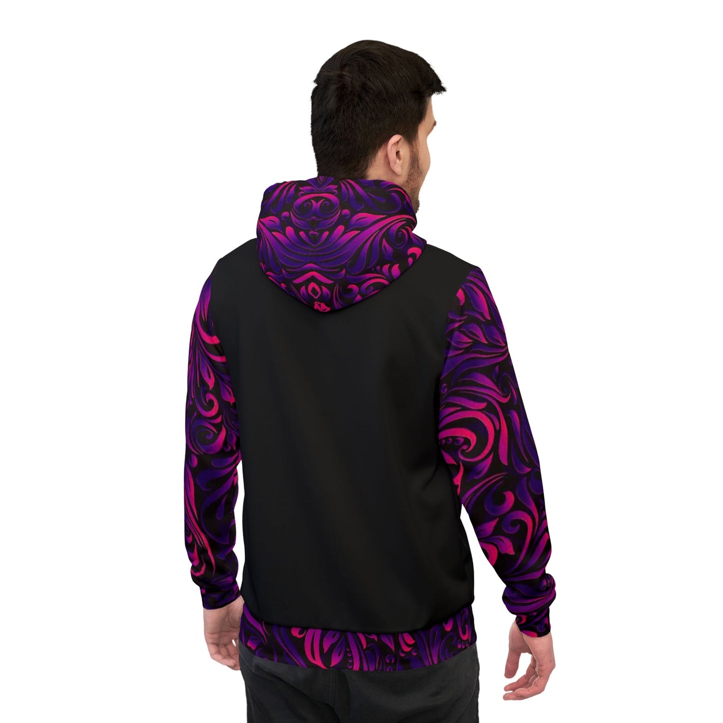"Blessed Purple & Pink Hoodie – Vibrant Floral Faith-Inspired Sweatshirt for Every Occasion"