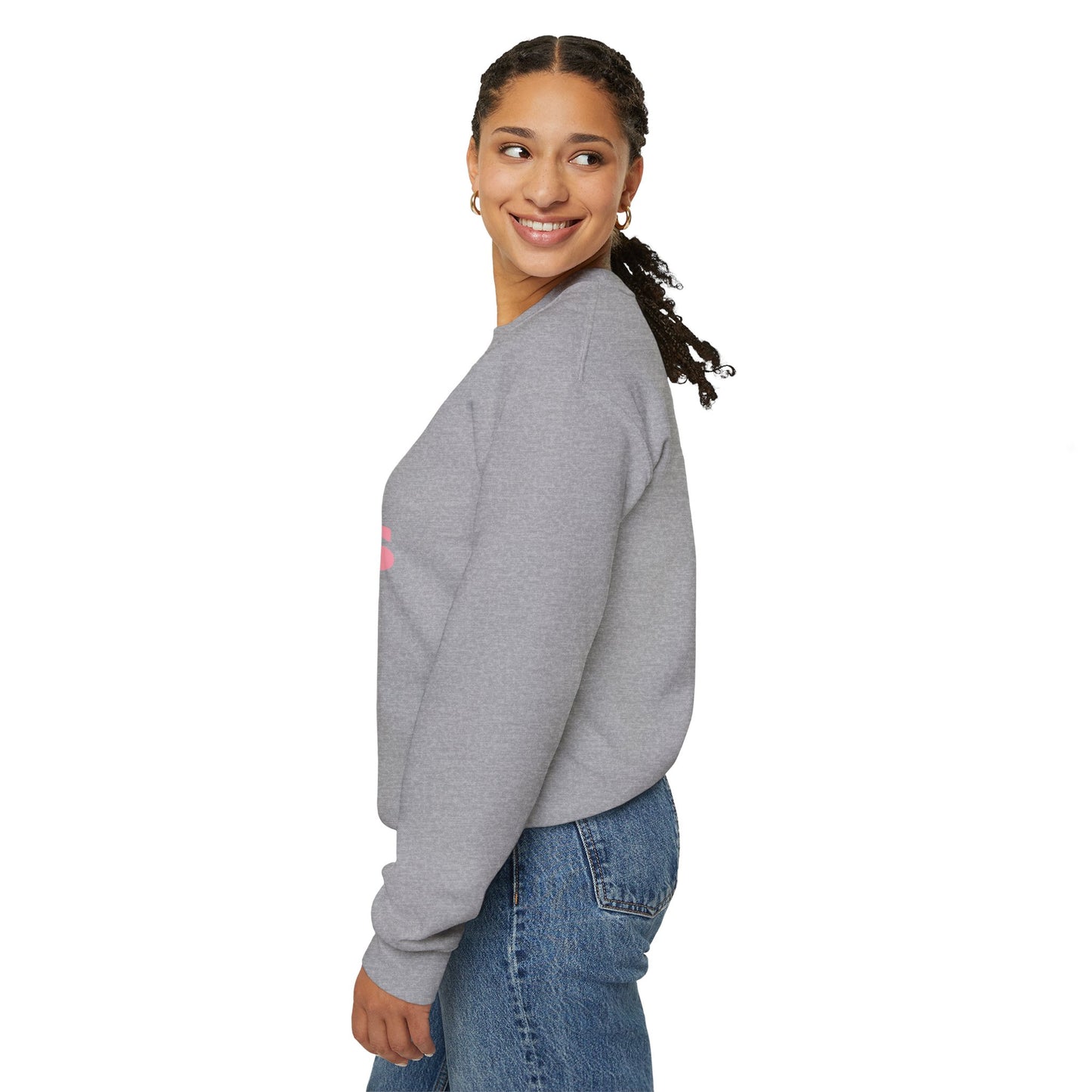 Cotton Blush XOXO Sweatshirt for Women – I’m His Romantic Everyday Lovewear