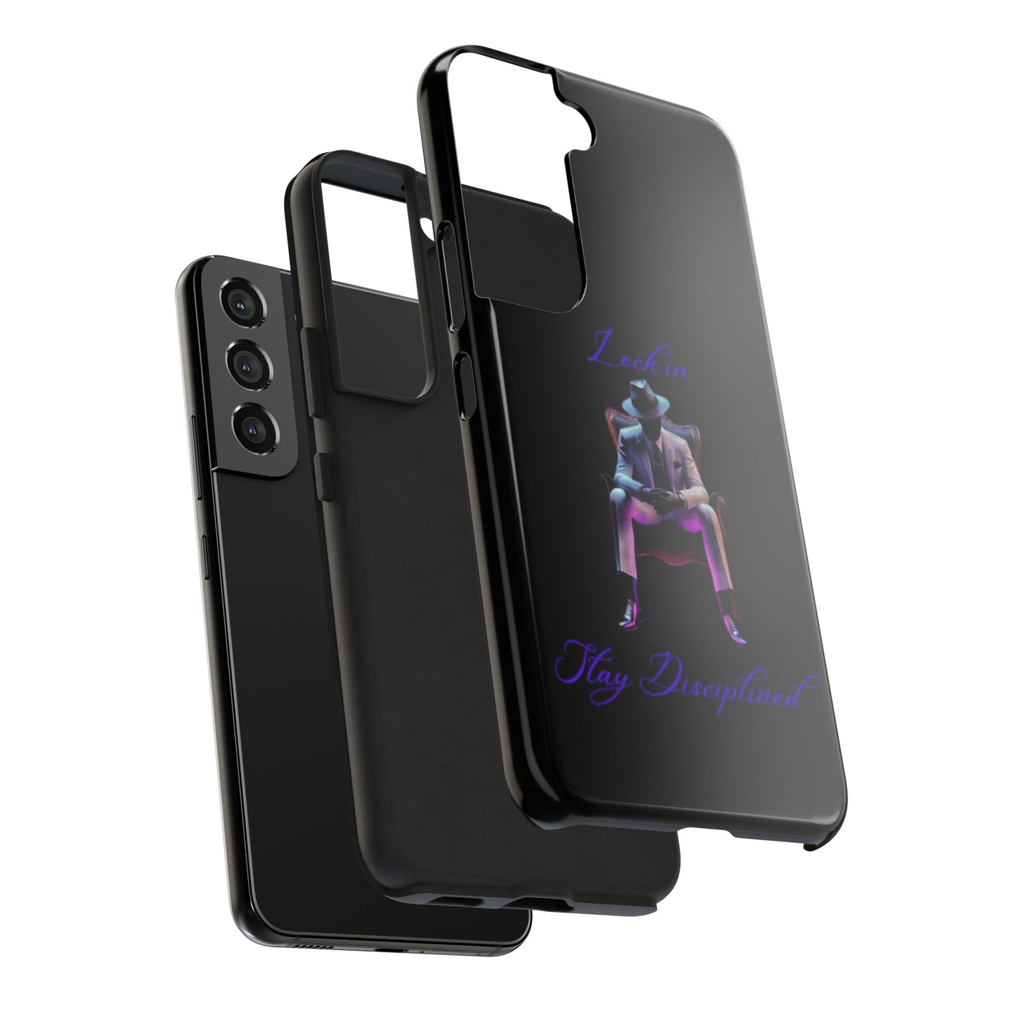 Phone case- Lock In, Stay DIsciplined Tough Phone Case - Durable Protection