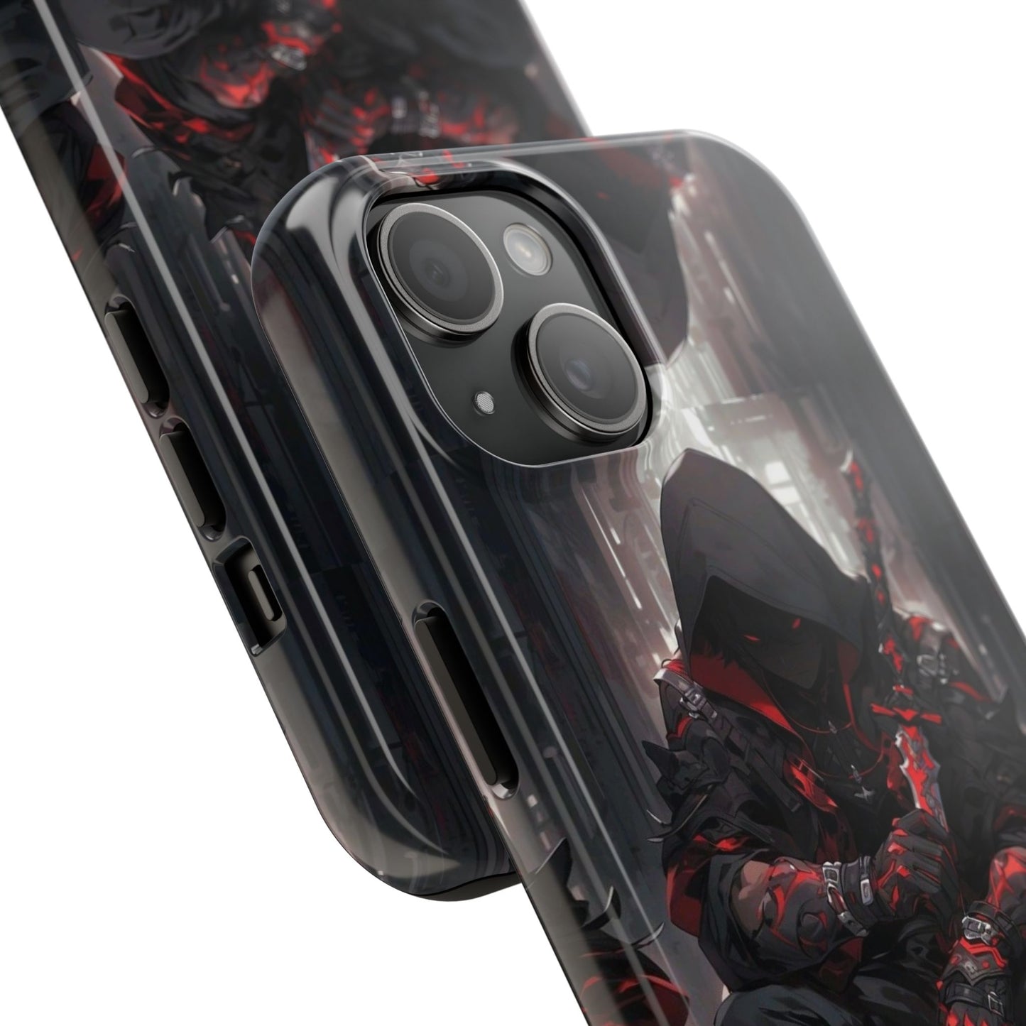 🖤 Tough Phone Case – Dark Warrior Design for Gamers & Anime Fans – Durable Protection & Unique Style for iPhone & Android