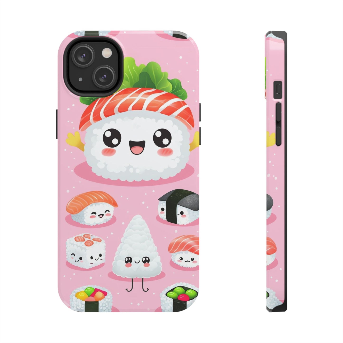 Adorable Sushi Tough Phone Case | Cute Kawaii Design for Food Lovers