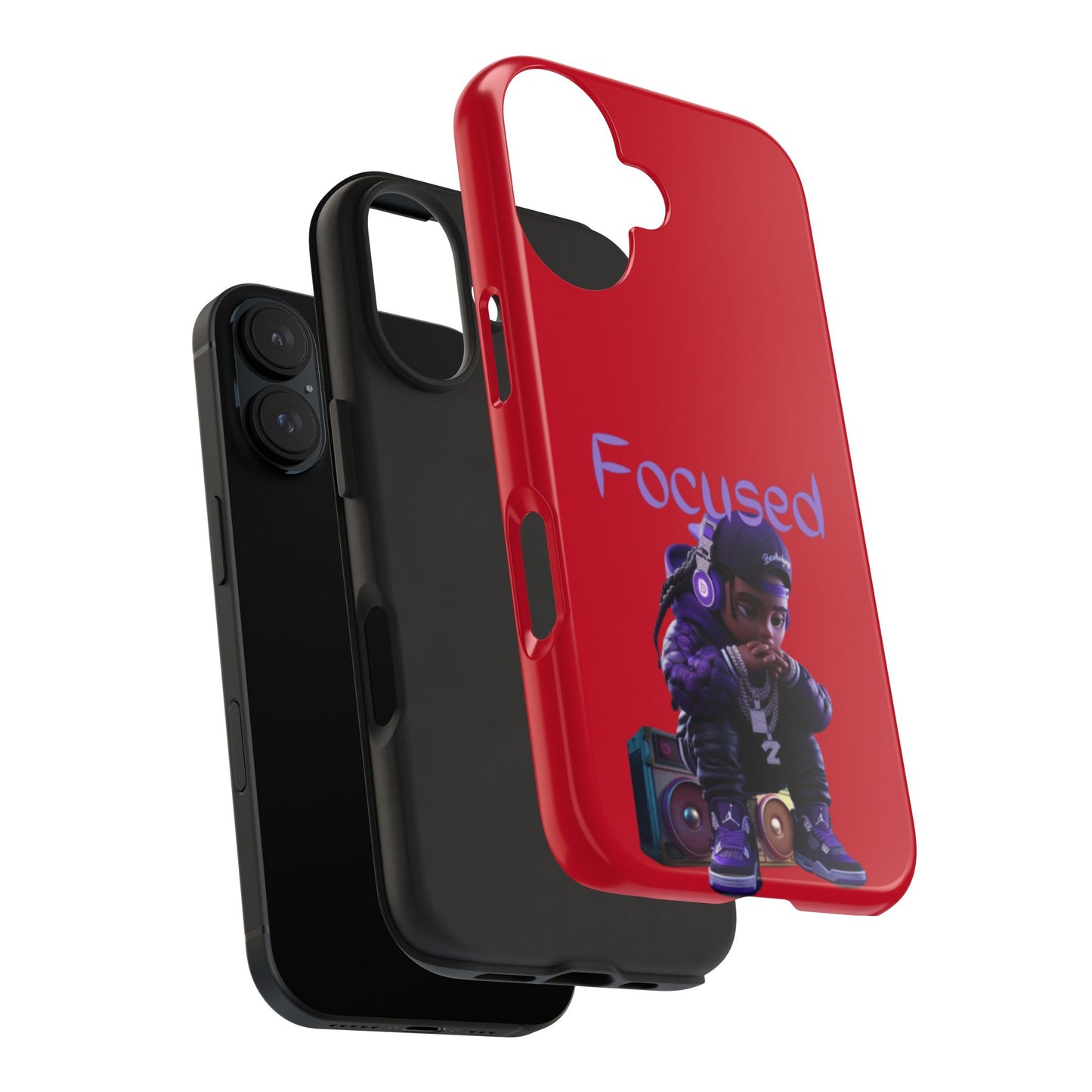 Phone Case- Focused Tough Case- Durable Protection