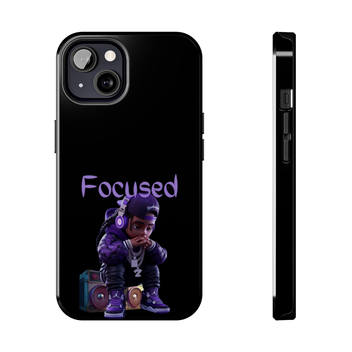 Phone case- Focused Tough Phone Case - Durable Protection