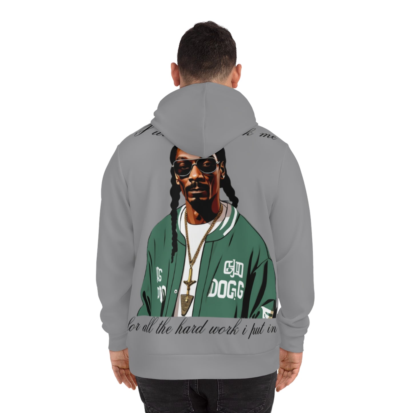 Stone Frost Grey Hoodie for Men & Women – Snoop Doggy Dogg Inspired West Coast Vibes Design