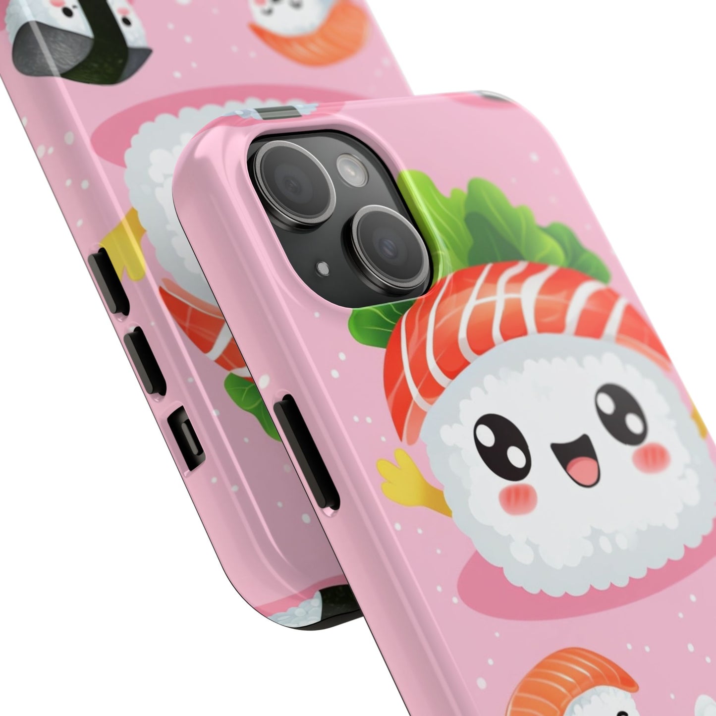 Adorable Sushi Tough Phone Case | Cute Kawaii Design for Food Lovers