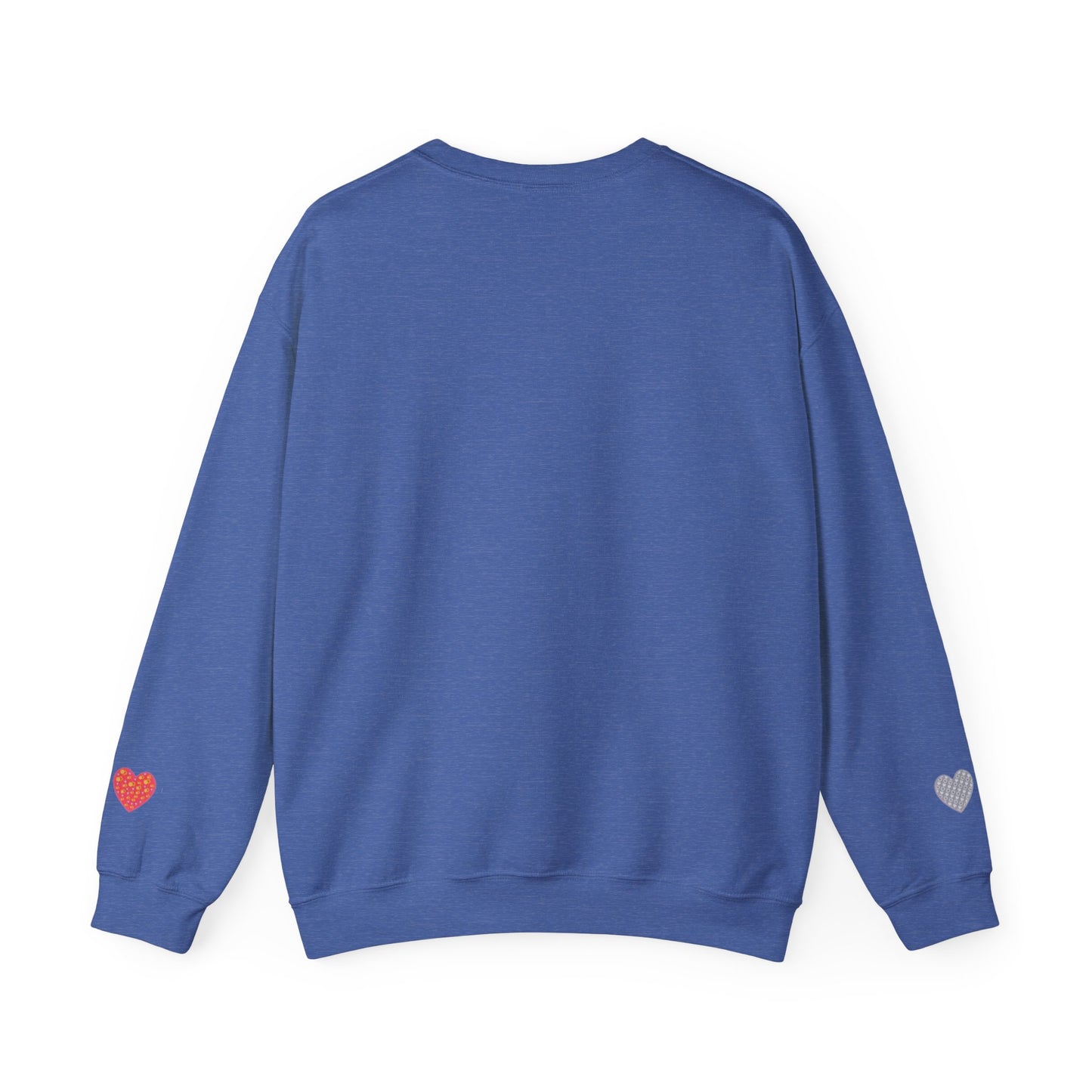 Ivory Cloud White Sweatshirt for Women – Love Hearts Cozy Everyday Sweater