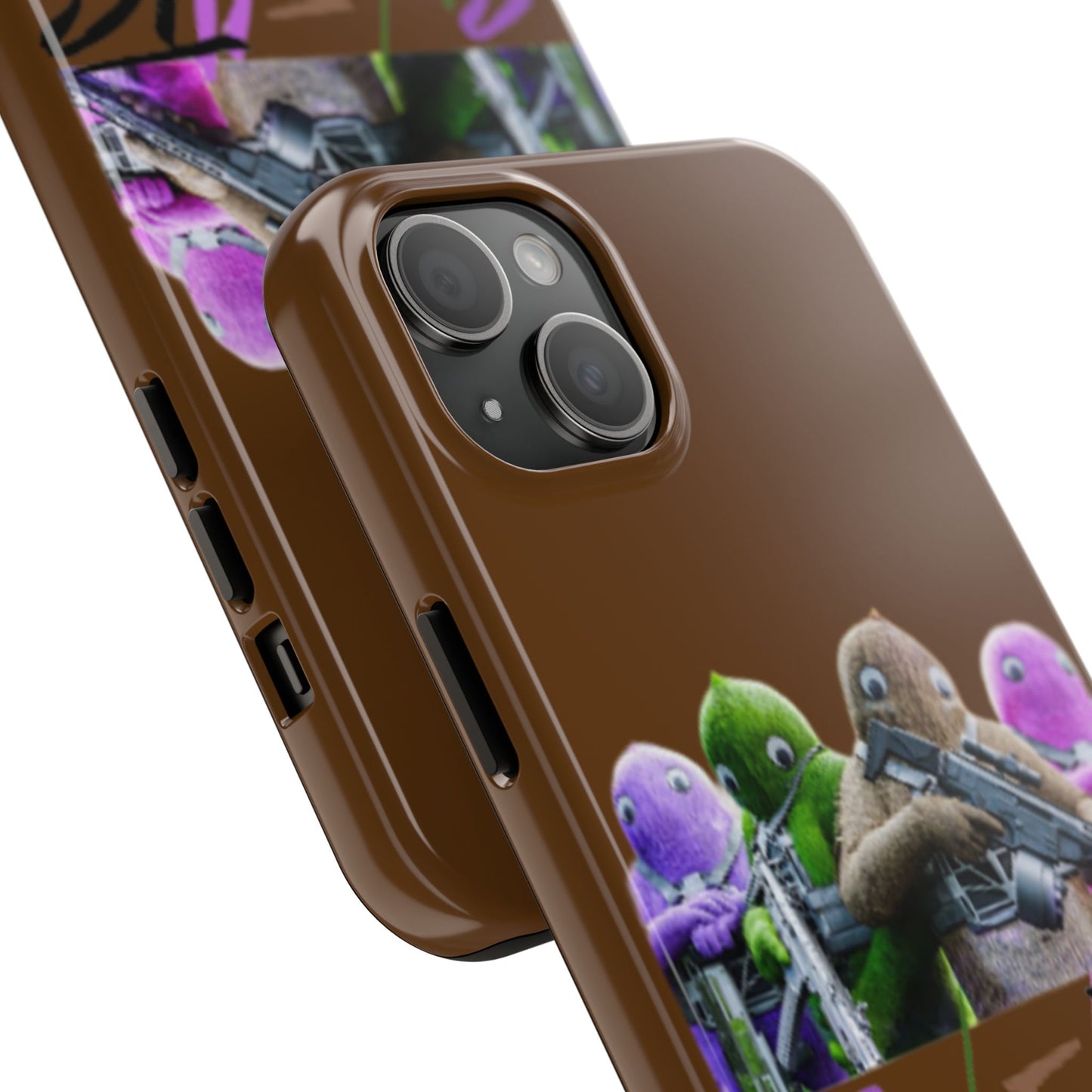 Cool Cartoon-Inspired Tough Phone Case - 'SWEATS'