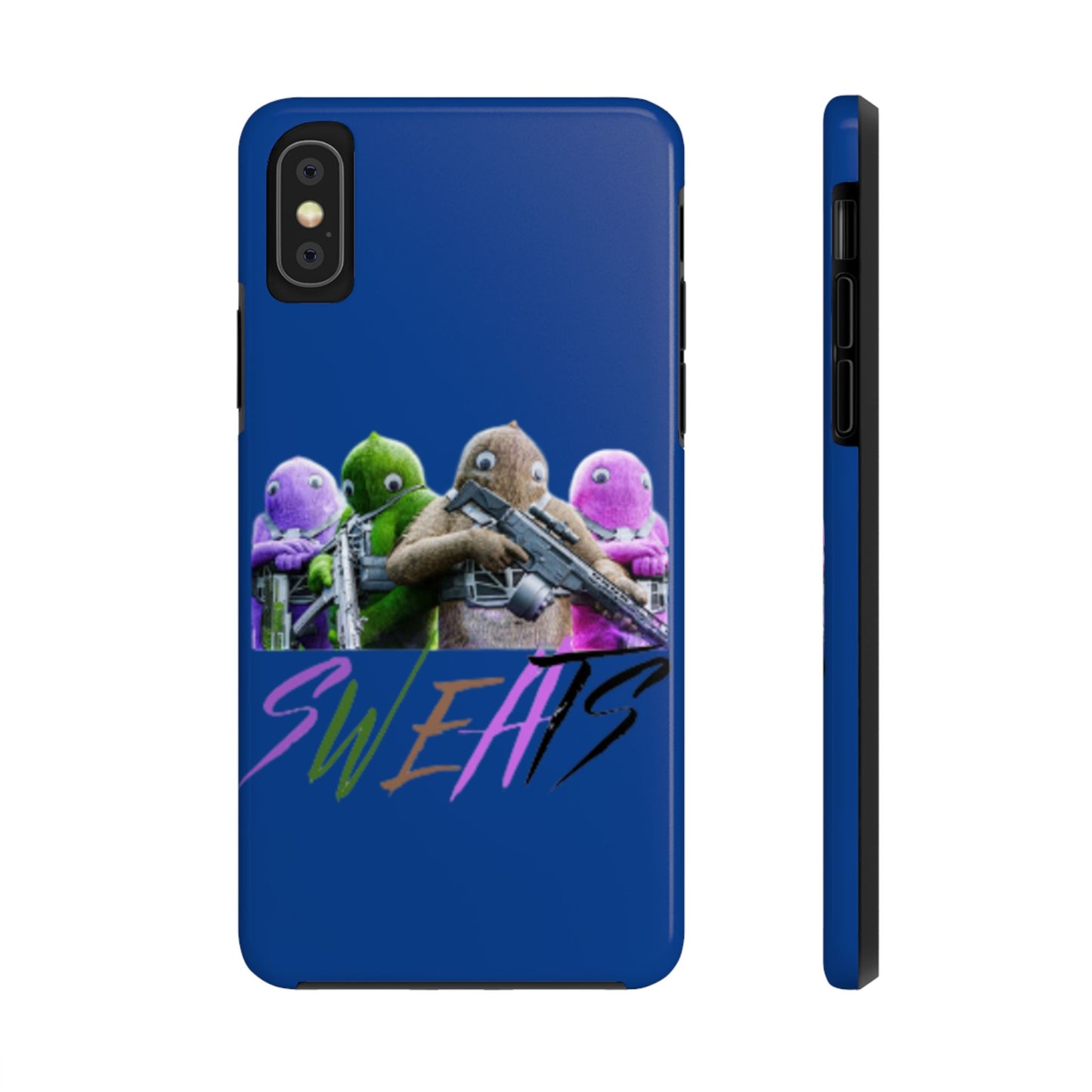 Cool Cartoon-Inspired Tough Phone Case - 'SWEATS'