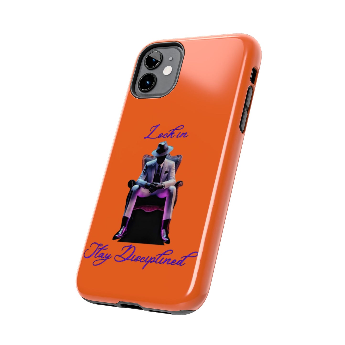 Phone case- Lock In, Stay discipline Tough Phone Case - Durable Protection