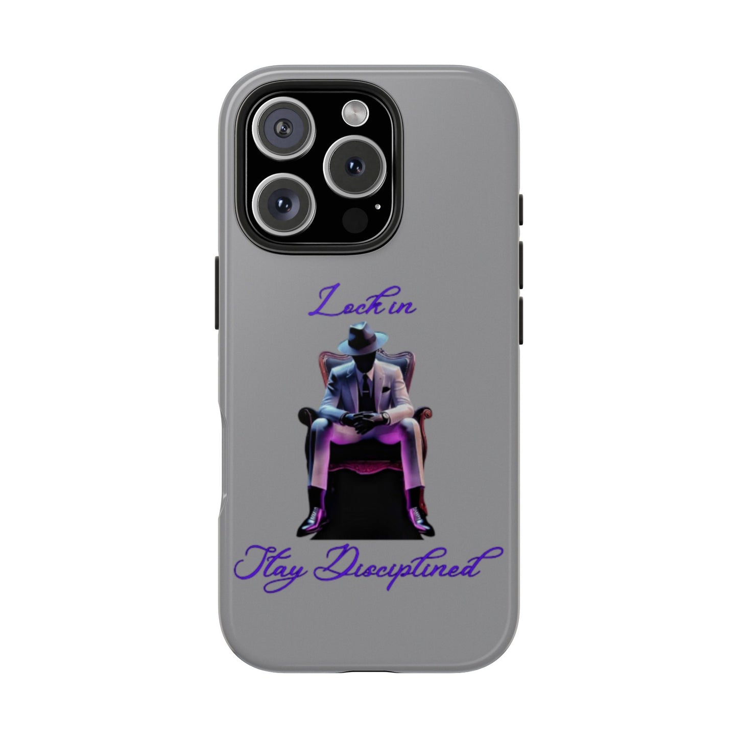 Phone case- Lock In, Stay Disciplined Tough Phone Case - Durable Protection