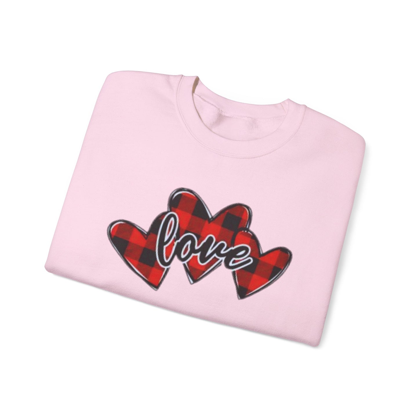 Pearl White Hearts Sweatshirt for Women – Romantic Cozy Love-Inspired Pullover