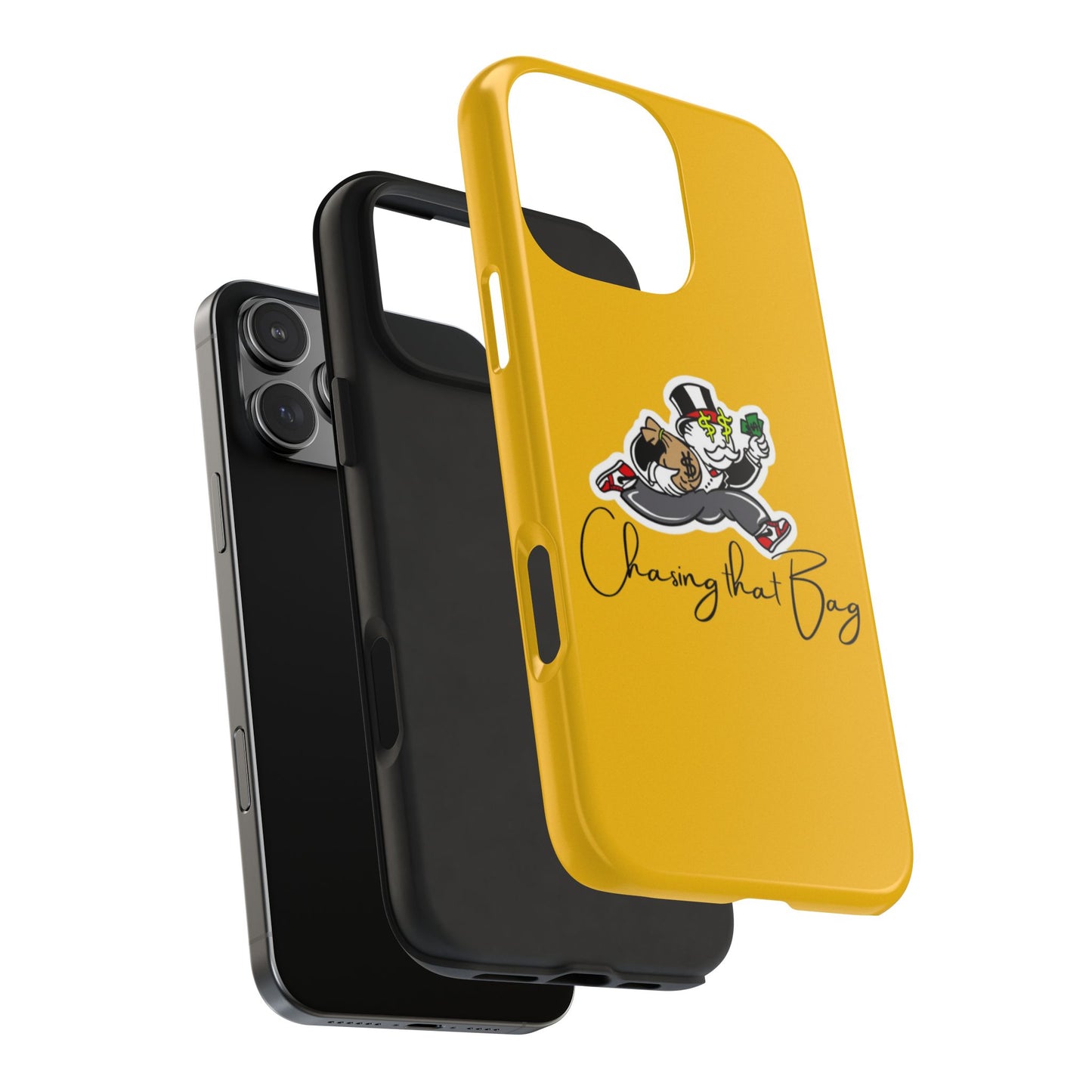 Phone Case- Chasing That Bag Tough Case- Durable Protection