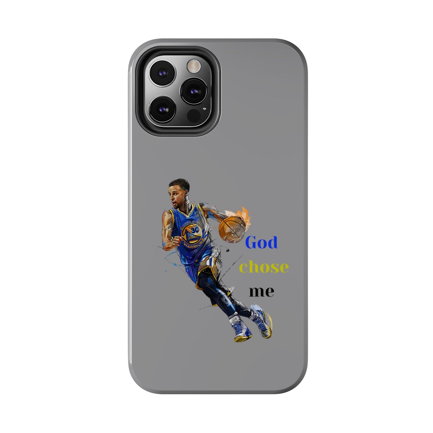 Phone case- God Chose Me Tough Phone Case - Durable Protection