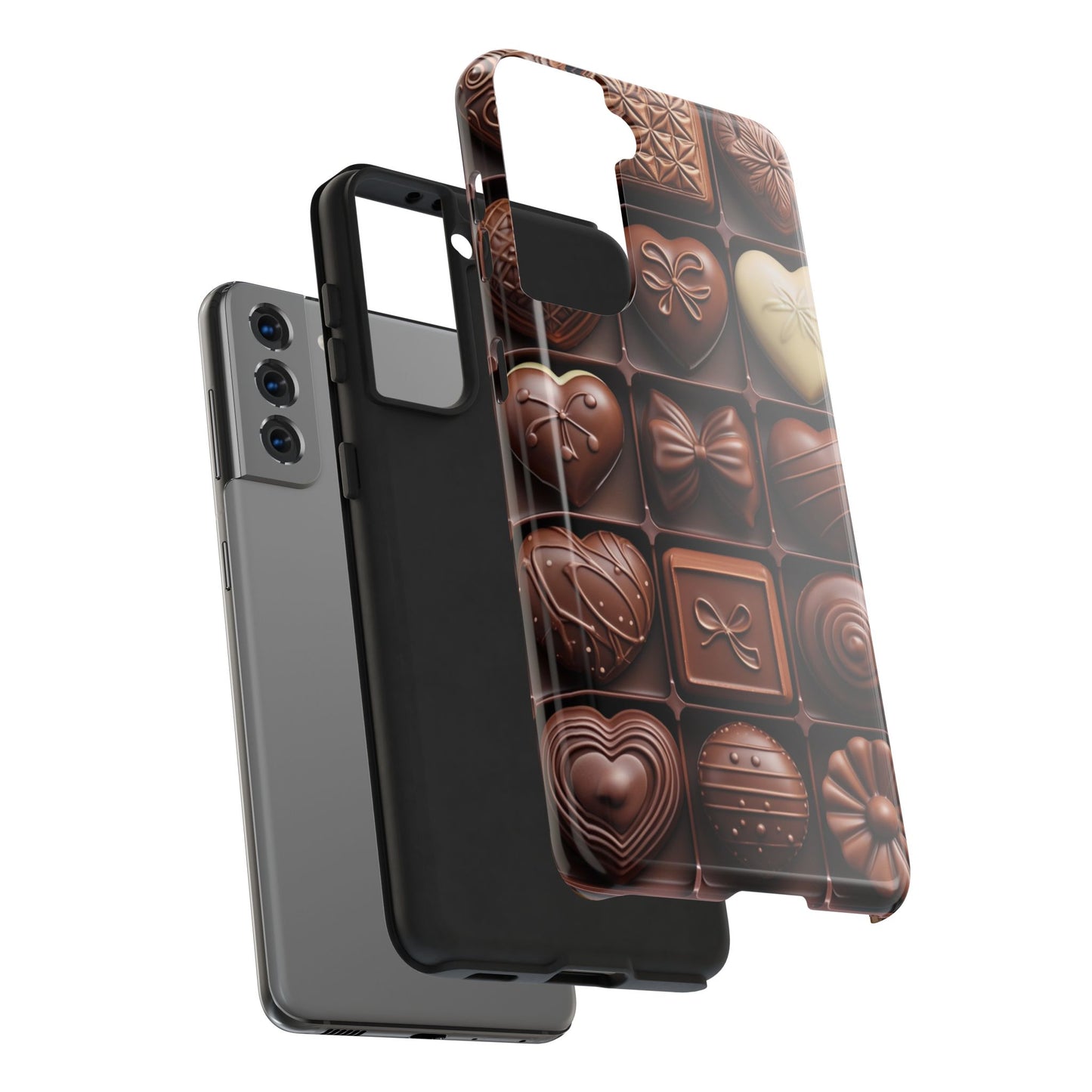 Chocolate Love Tough Phone Case - Perfect for Valentine's Day or Sweet Treat Lovers