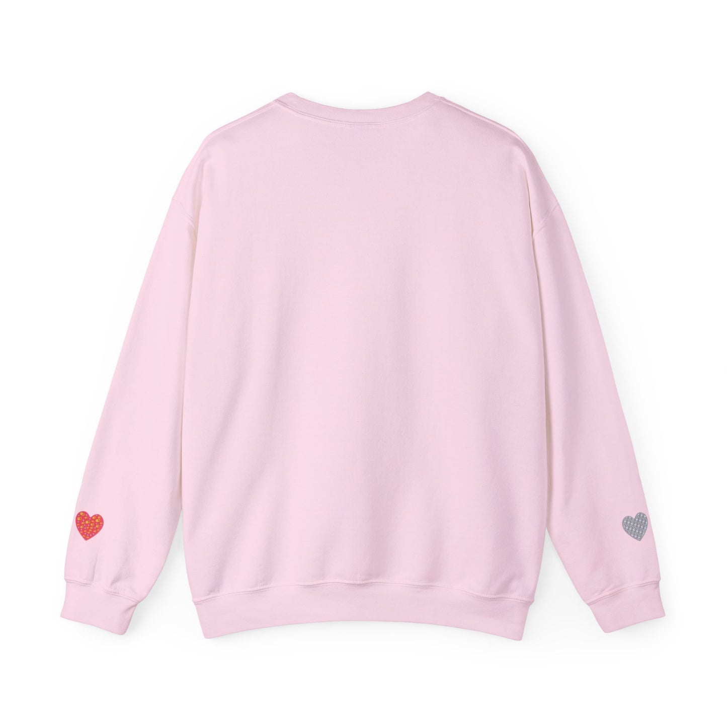 Ivory Cloud White Sweatshirt for Women – Love Hearts Cozy Everyday Sweater