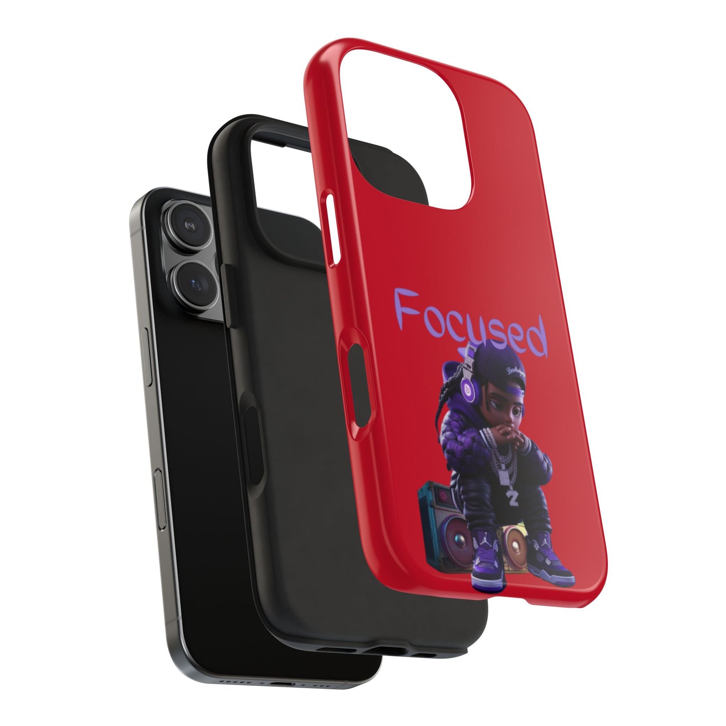 Phone Case- Focused Tough Case- Durable Protection