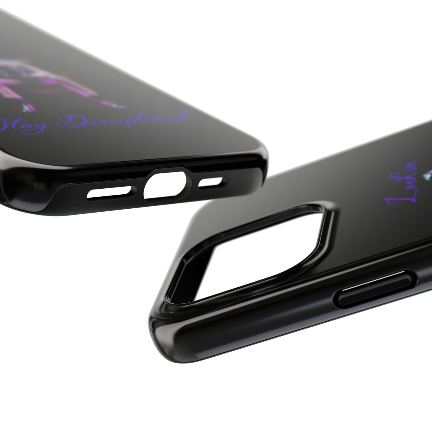 Phone case- Lock In, Stay DIsciplined Tough Phone Case - Durable Protection
