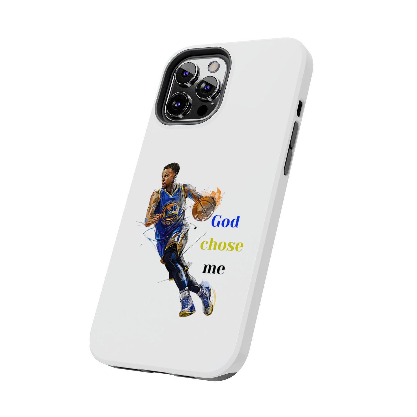 Phone case- God Chose Me Tough Phone Case - Durable Protection