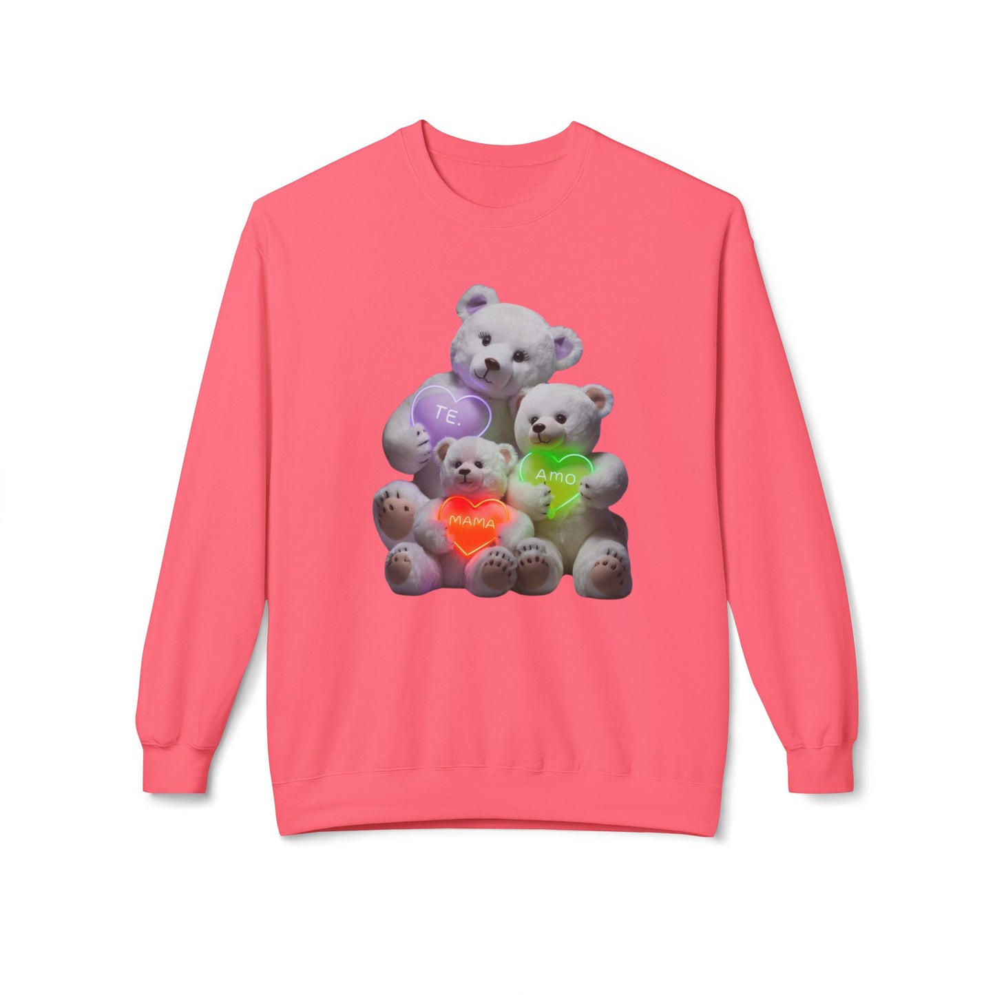 Cute Teddy Bears White Sweatshirt - Perfect Gift for Kids and Teens