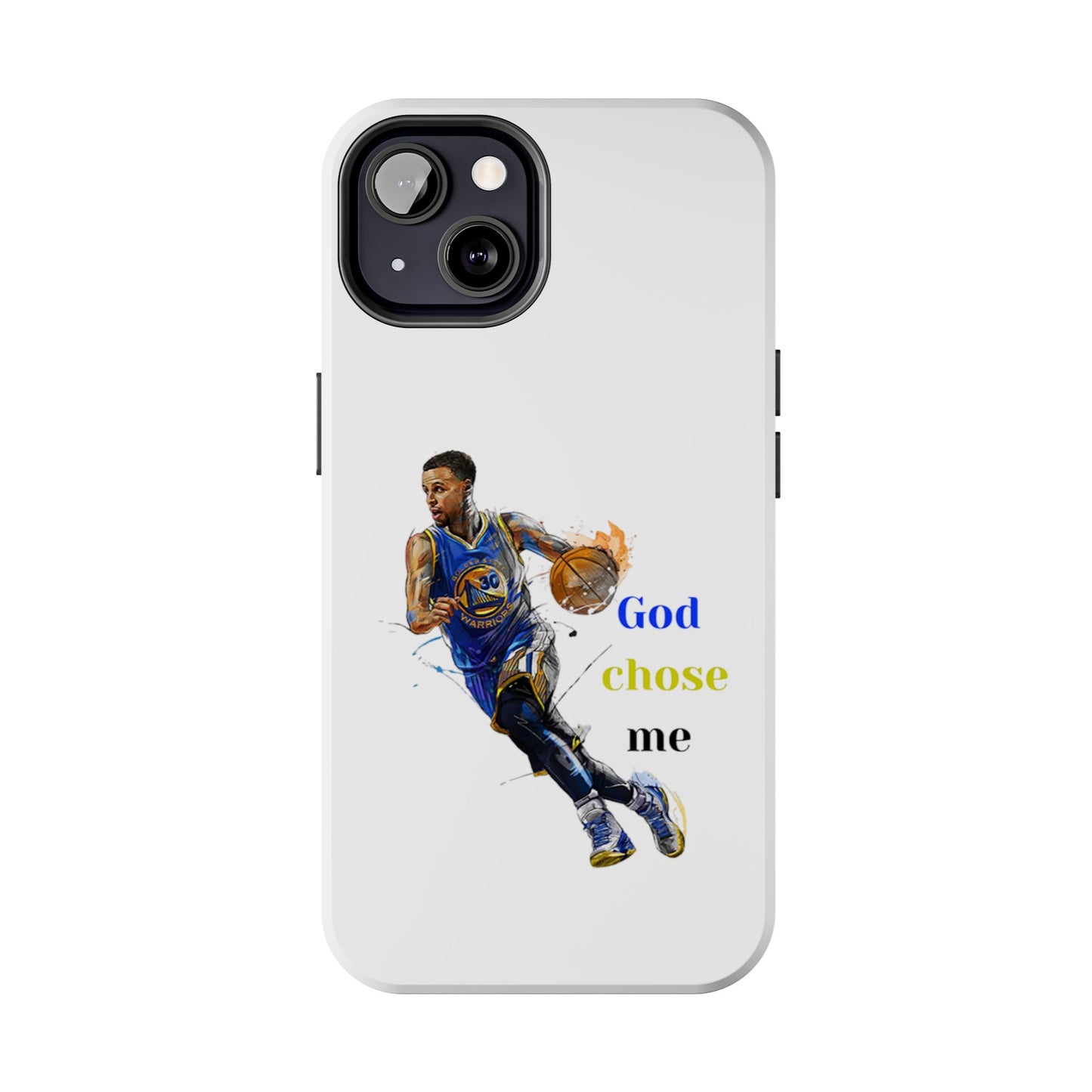 Phone case- God Chose Me Tough Phone Case - Durable Protection