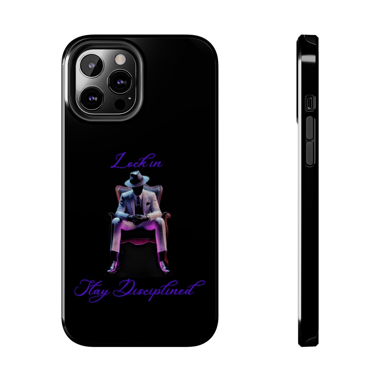 Phone case- Lock In, Stay DIsciplined Tough Phone Case - Durable Protection