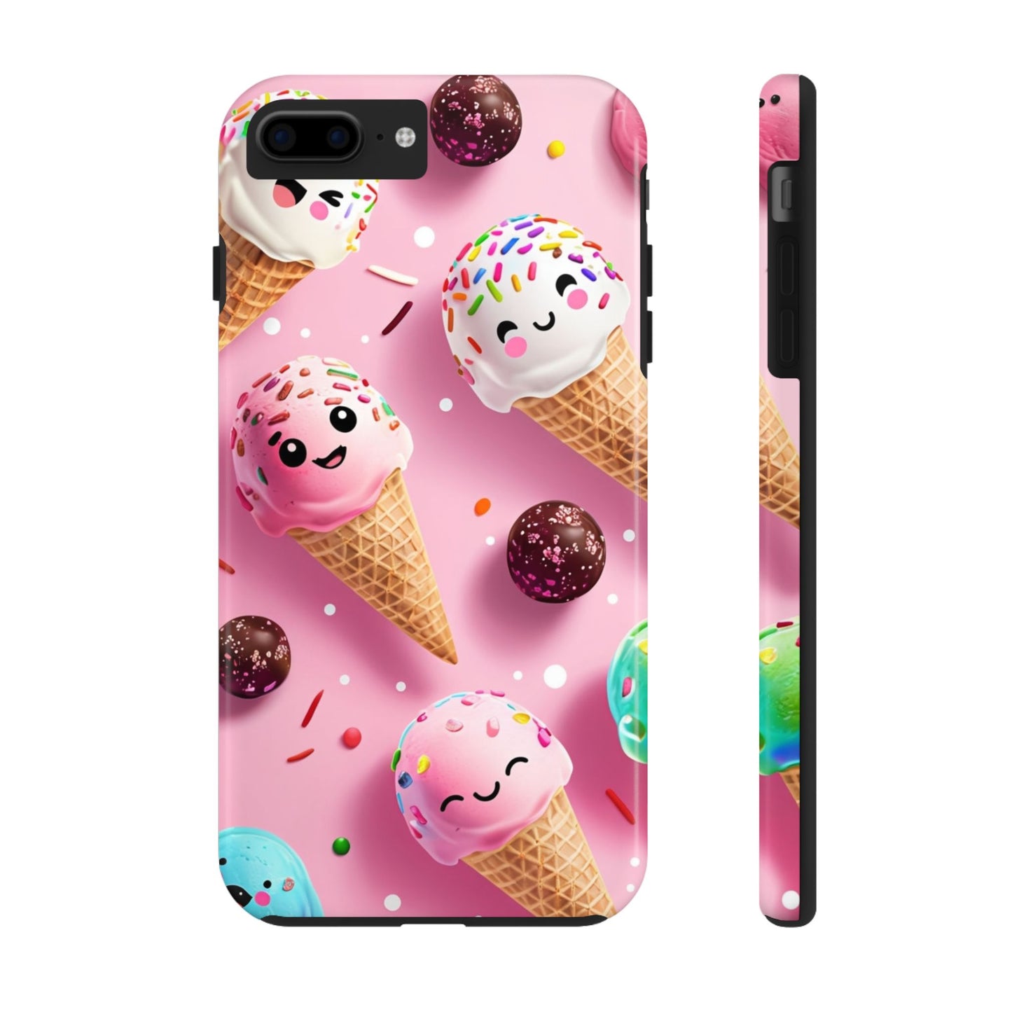 Tough Phone Cases Cute Ice Cream Design