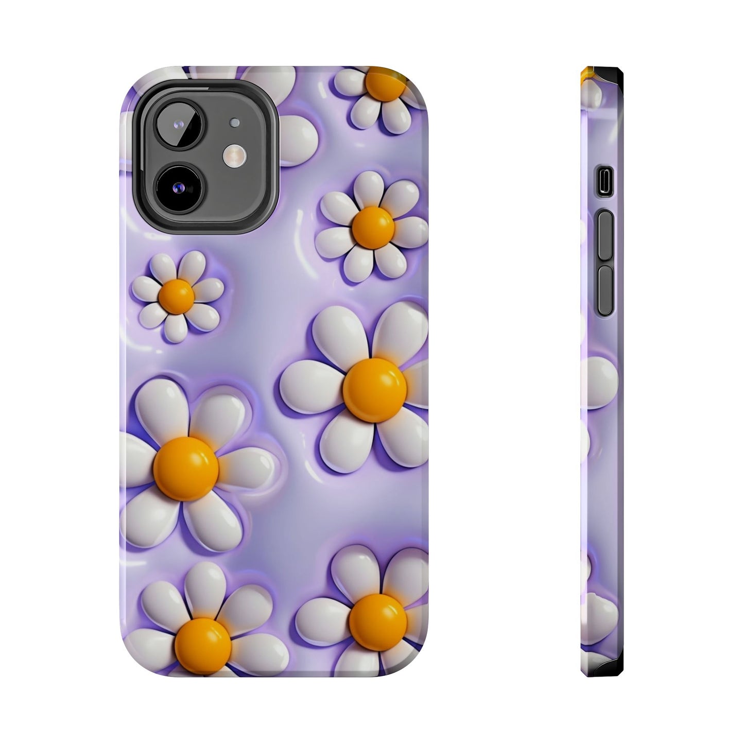 πΌ Floral Tough Phone Case β Vibrant Daisy Spring Design, for iPhones & Androids