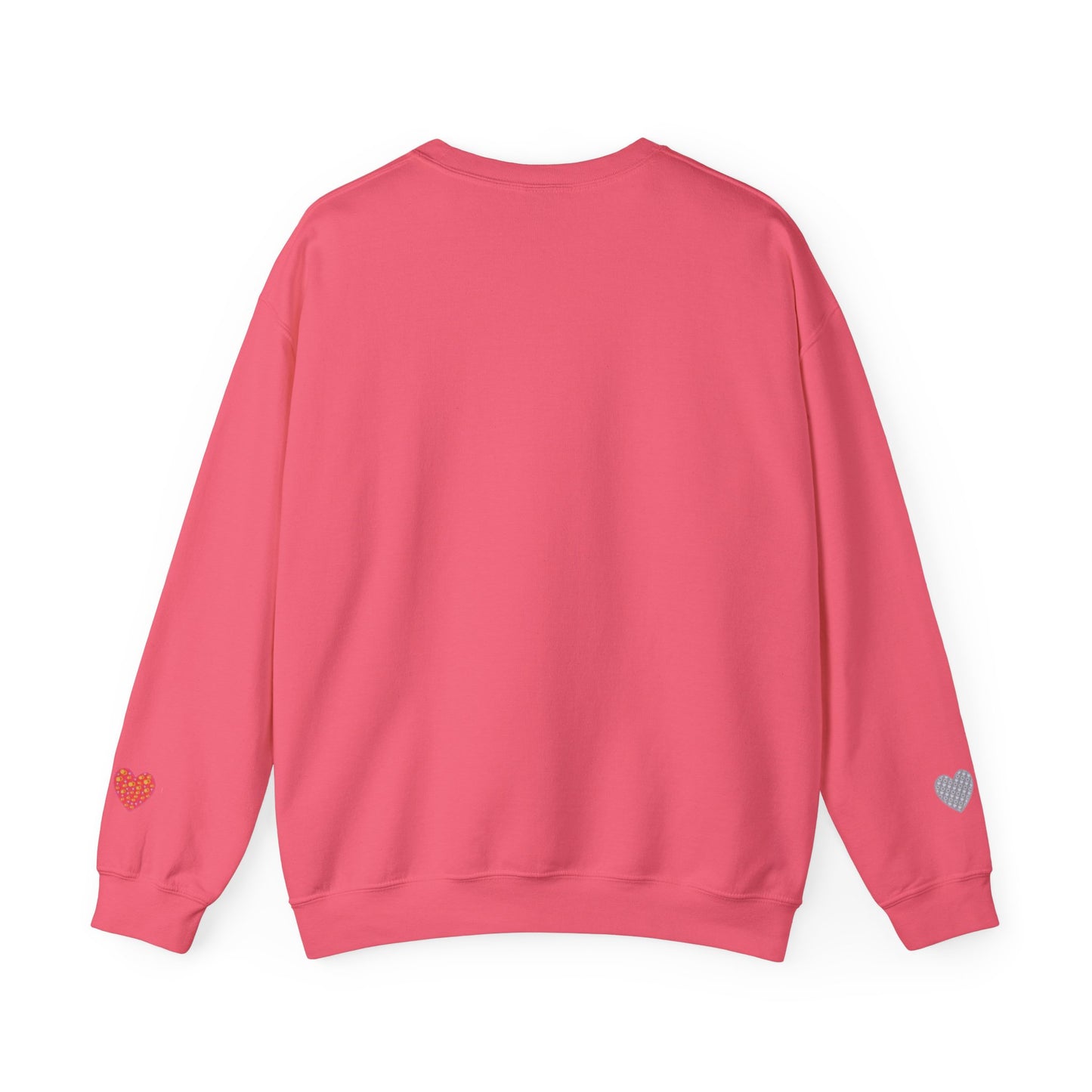 Ivory Cloud White Sweatshirt for Women – Love Hearts Cozy Everyday Sweater
