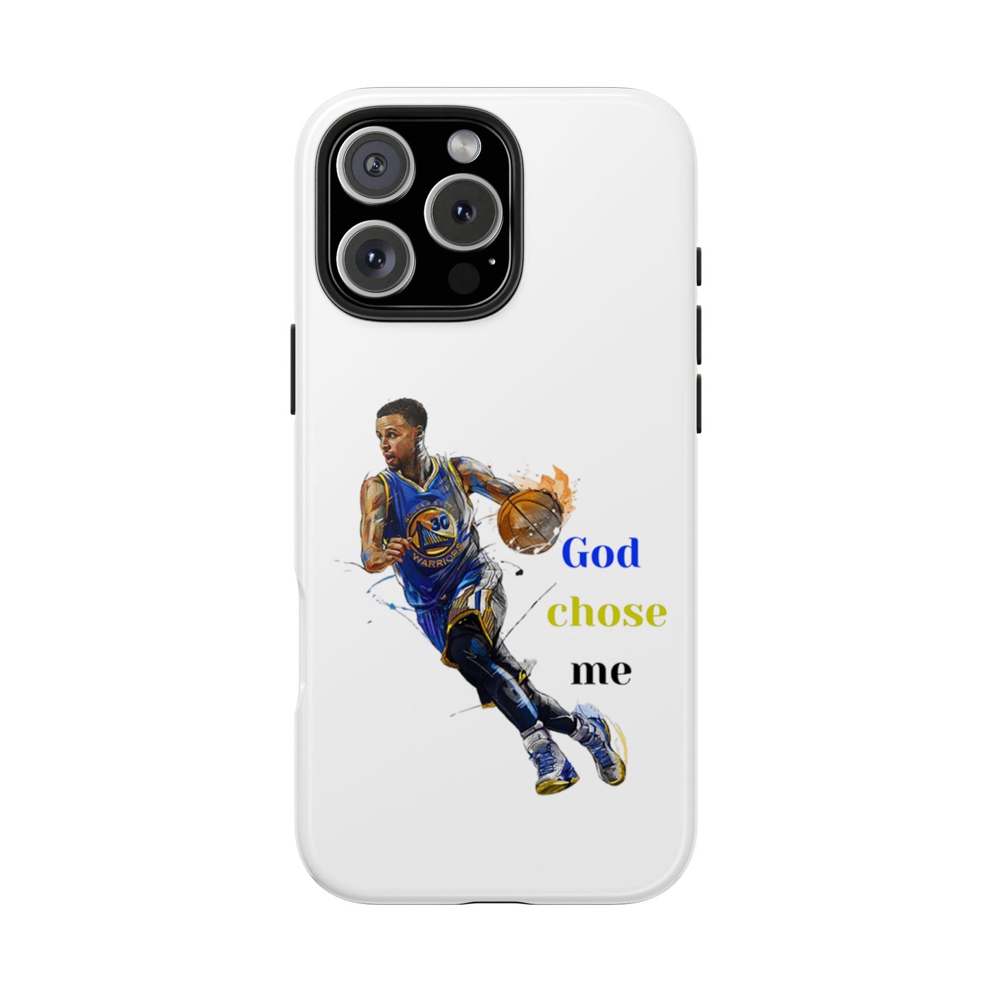Phone case- God Chose Me Tough Phone Case - Durable Protection