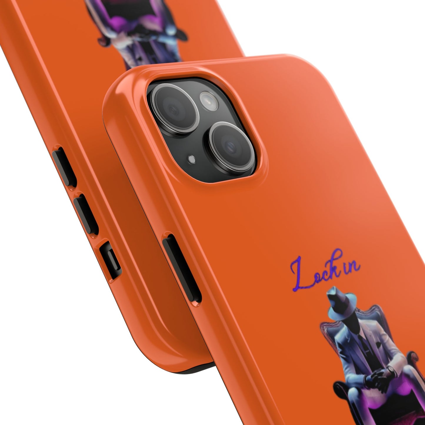 Phone case- Lock In, Stay discipline Tough Phone Case - Durable Protection