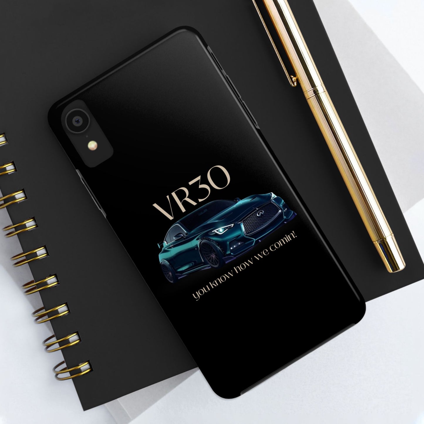 VR30 Sports Car Tough Phone Case - Stylish and Durable Protection for Car Enthusiasts