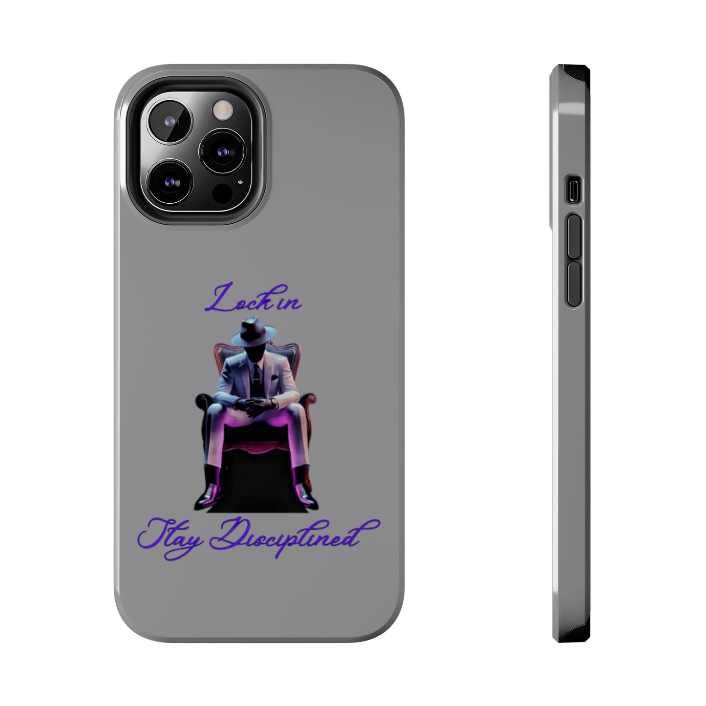 Phone case- Lock In, Stay Disciplined Tough Phone Case - Durable Protection