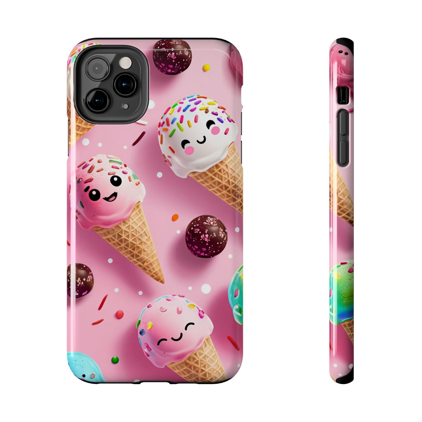 Tough Phone Cases Cute Ice Cream Design