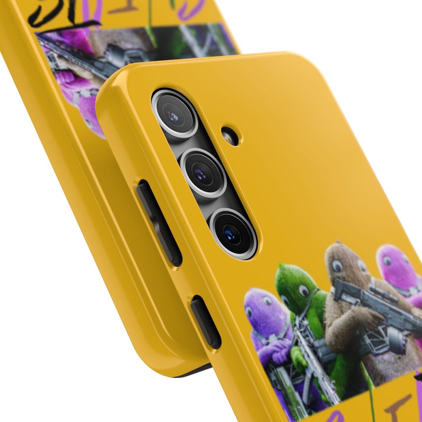 Cool Cartoon-Inspired Tough Phone Case - 'SWEATS'