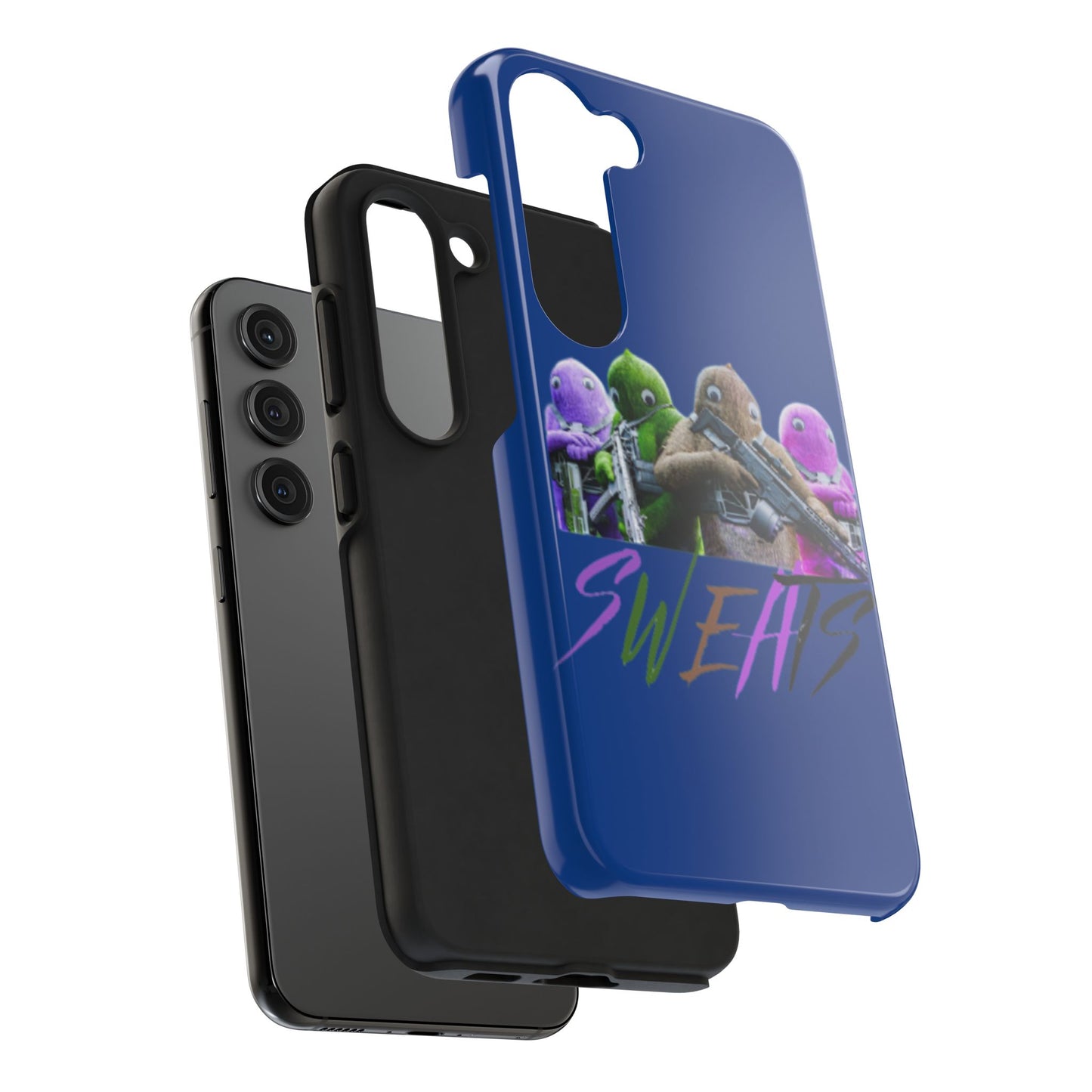 Cool Cartoon-Inspired Tough Phone Case - 'SWEATS'