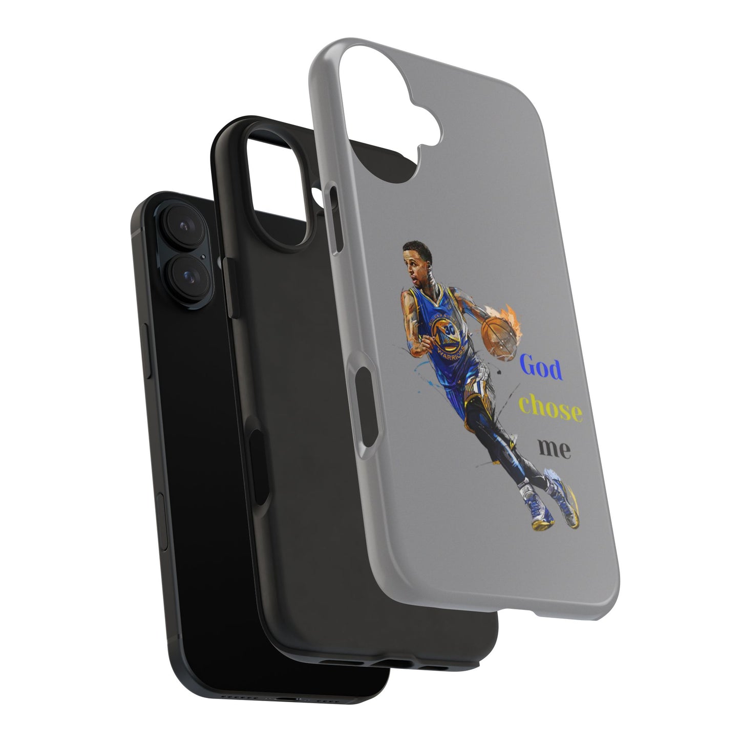 Phone case- God Chose Me Tough Phone Case - Durable Protection