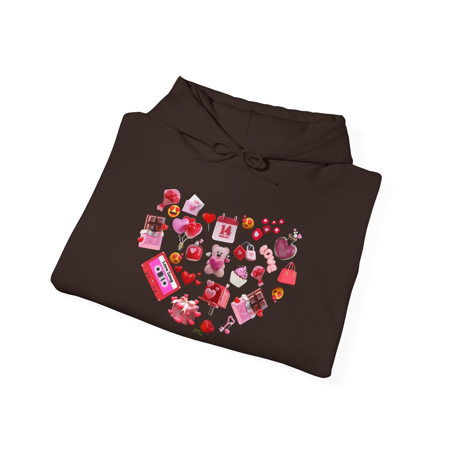Sweetheart Sky Blue Hoodie for Men & Women – Love Heart Graphic Cozy Couples Wear