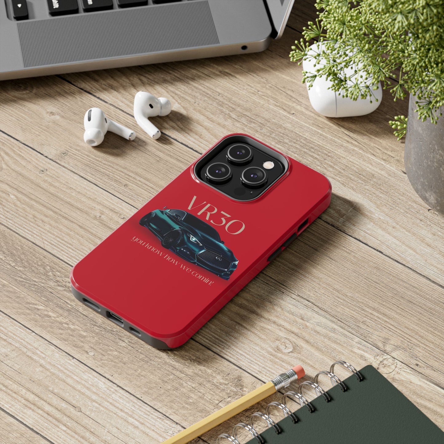 VR30 Sports Car Tough Phone Case - Stylish and Durable Protection for Car Enthusiasts