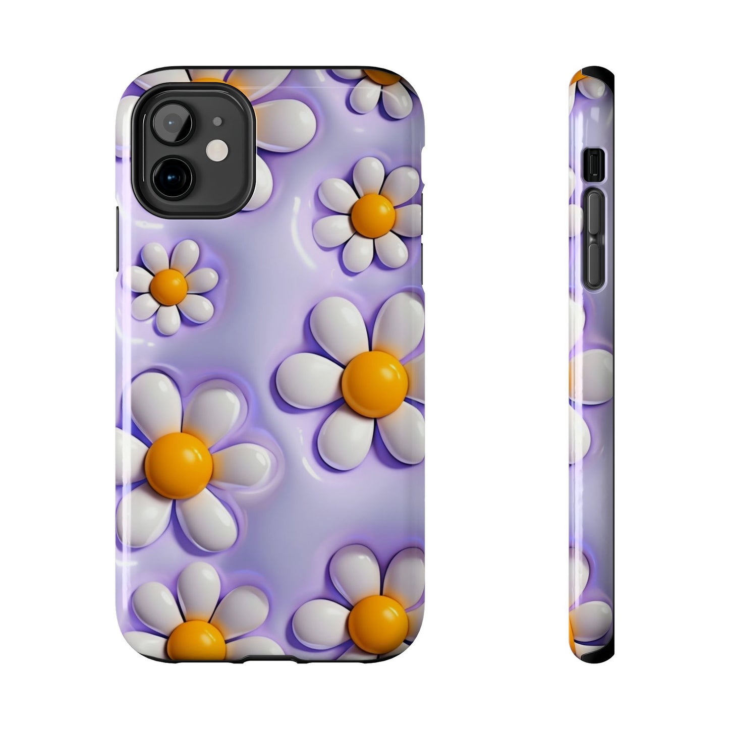 πΌ Floral Tough Phone Case β Vibrant Daisy Spring Design, for iPhones & Androids