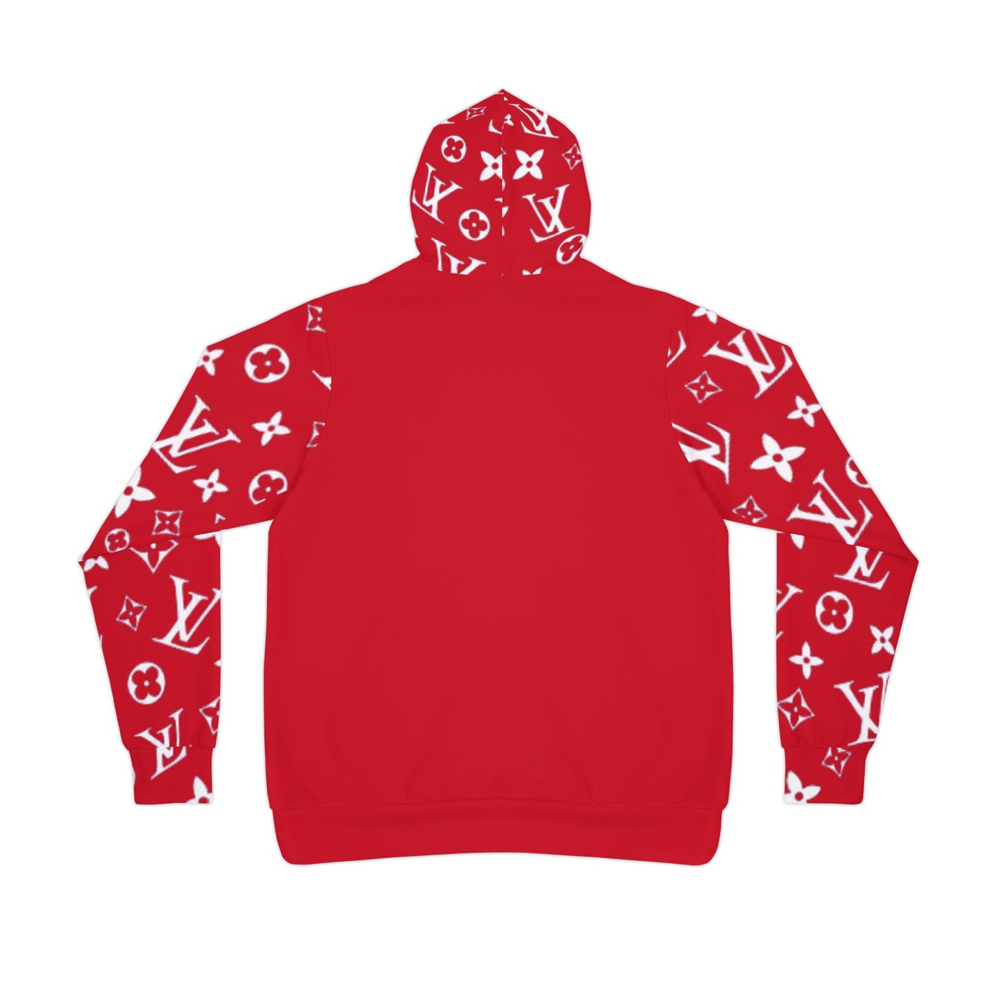 🎤 Bold Inspired Red Hoodie – Artist Badd Bunny Graphic Design for Music & Streetwear Fans