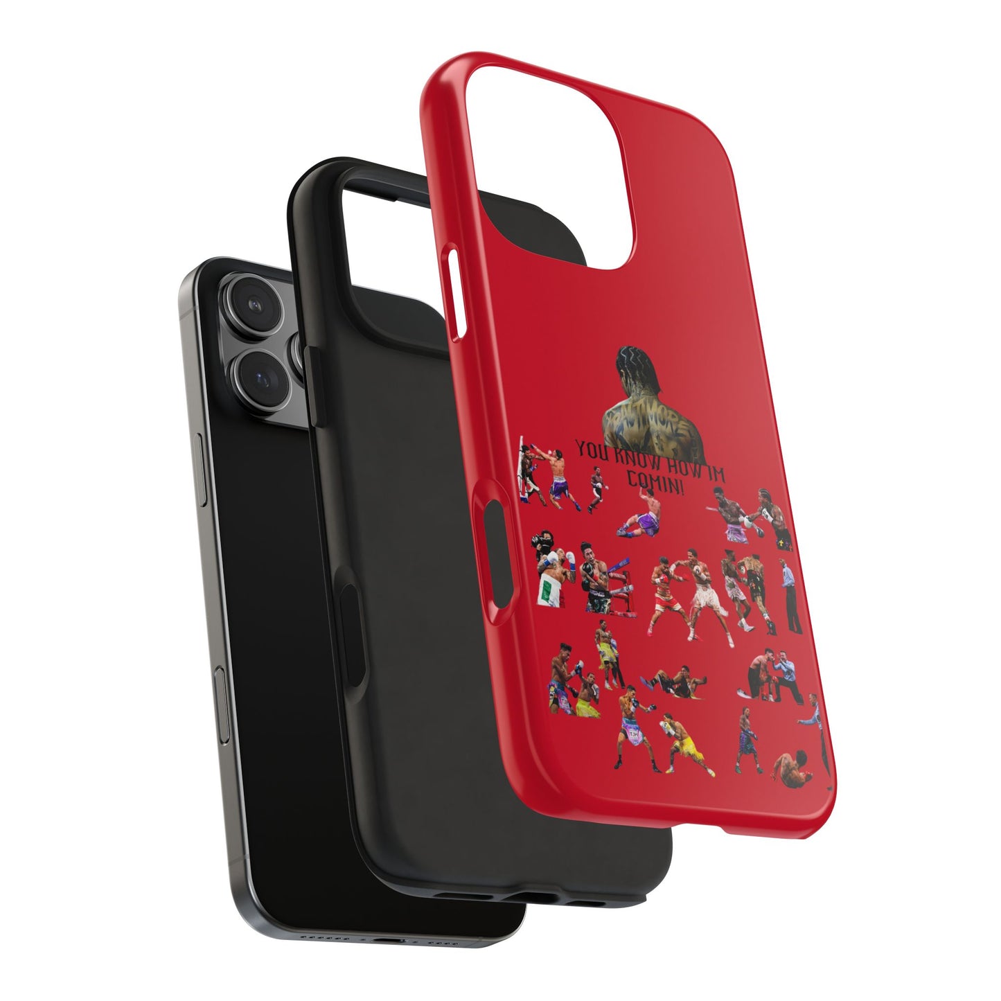 Phone case- You Know How I'm Comin' Tough Phone Case - Durable Protection