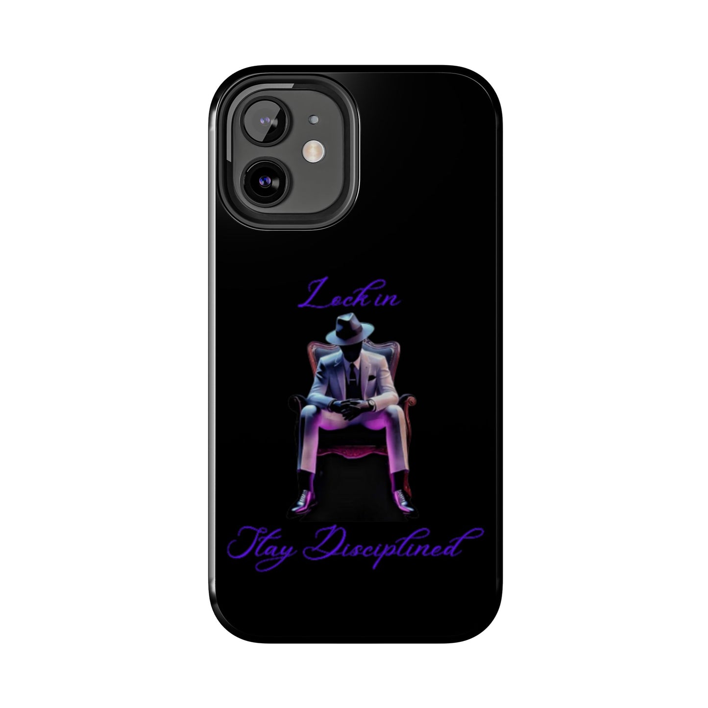 Phone case- Lock In, Stay DIsciplined Tough Phone Case - Durable Protection