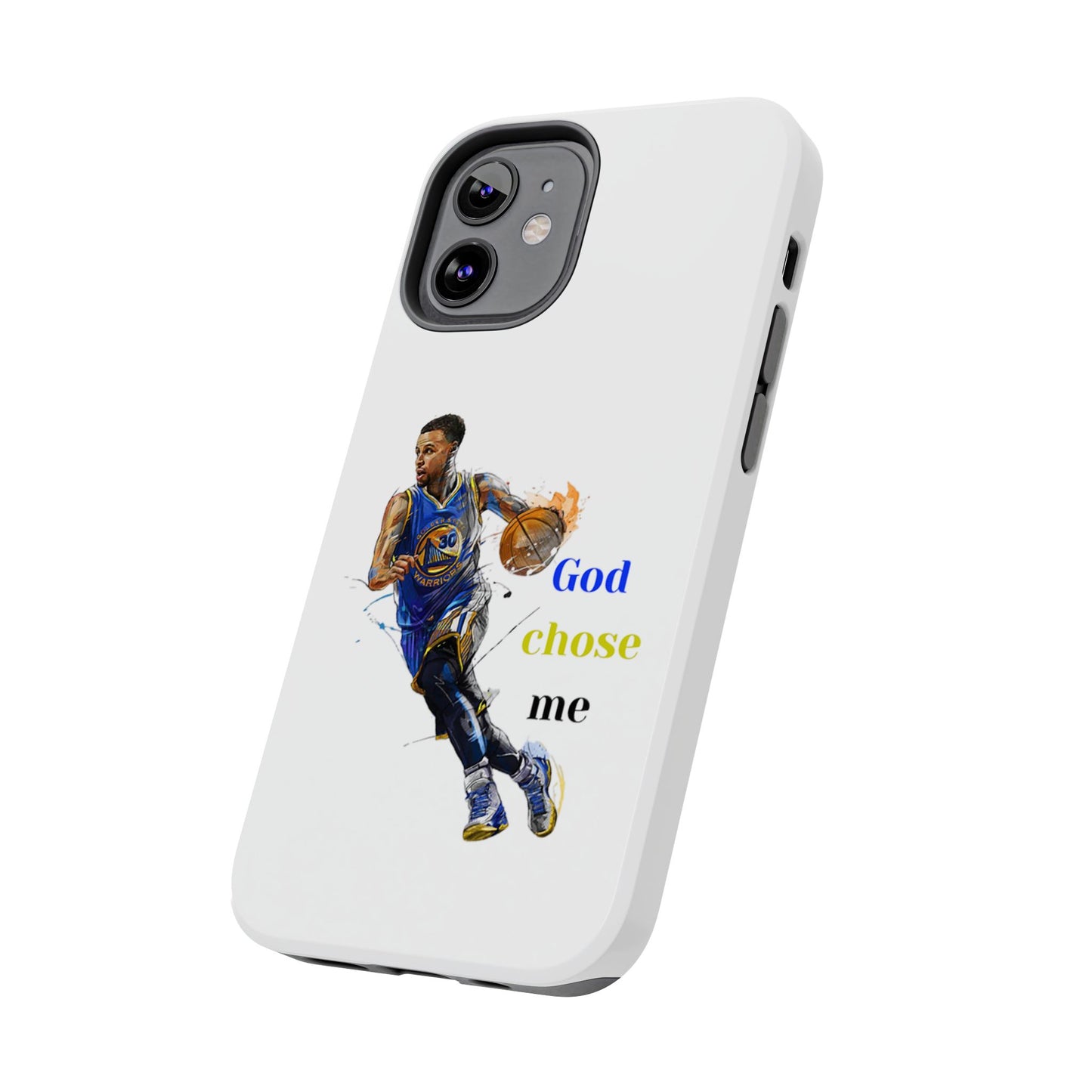 Phone case- God Chose Me Tough Phone Case - Durable Protection
