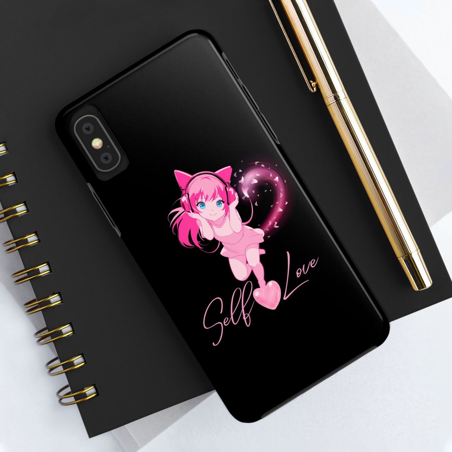Self Love Tough Phone Case for Anime Lovers