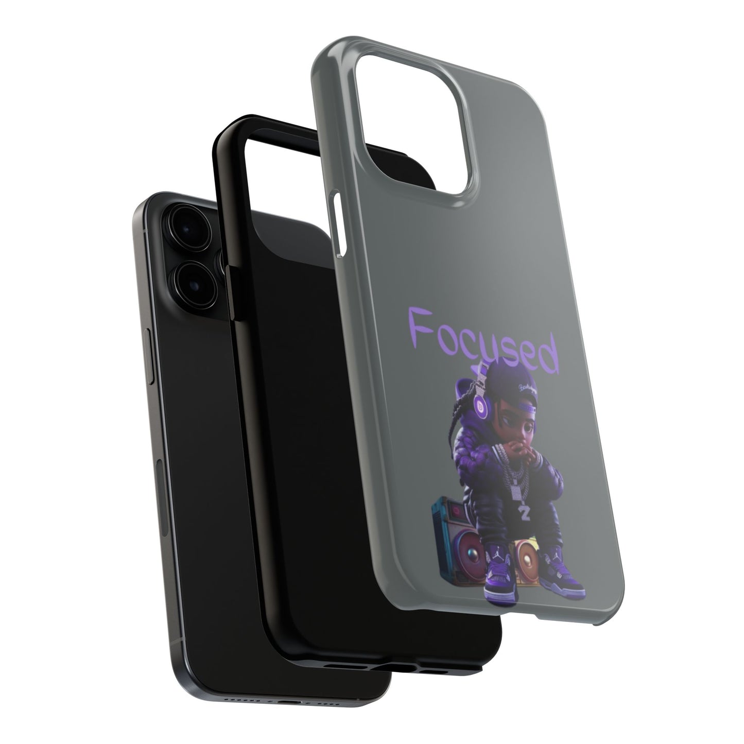 Phone Case- Focused Tough Case- Durable Protection