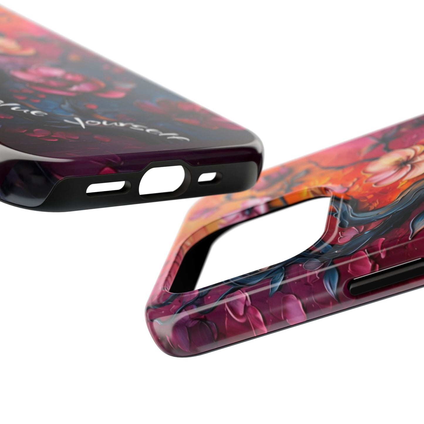 Value Yourself Floral Tough Phone Case
