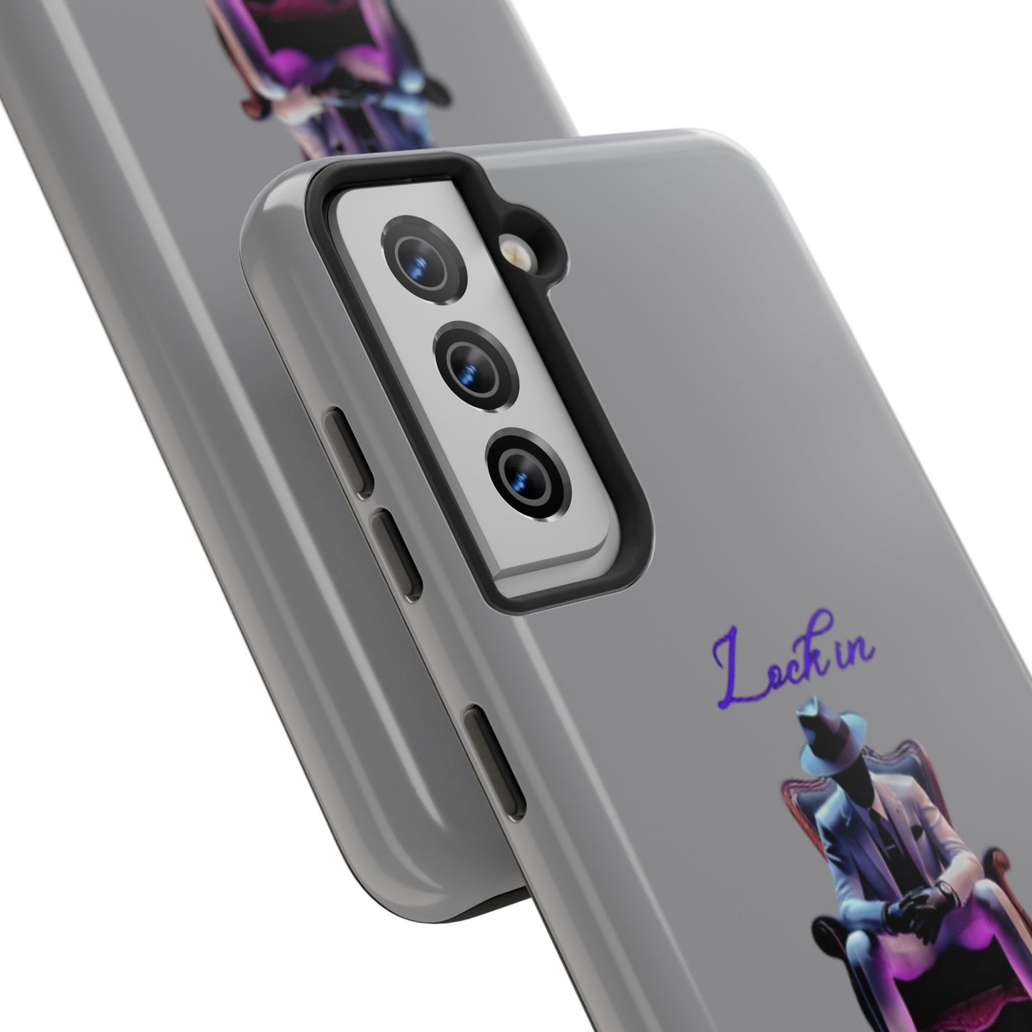 Phone case- Lock In, Stay Disciplined Tough Phone Case - Durable Protection